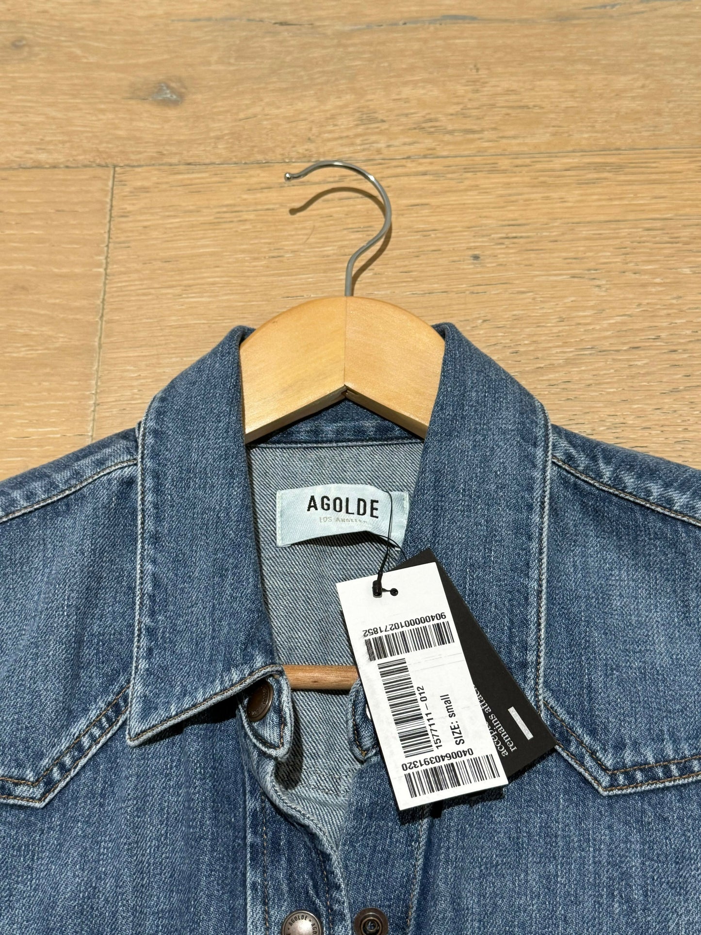 Classic Denim Button-Up Jacket